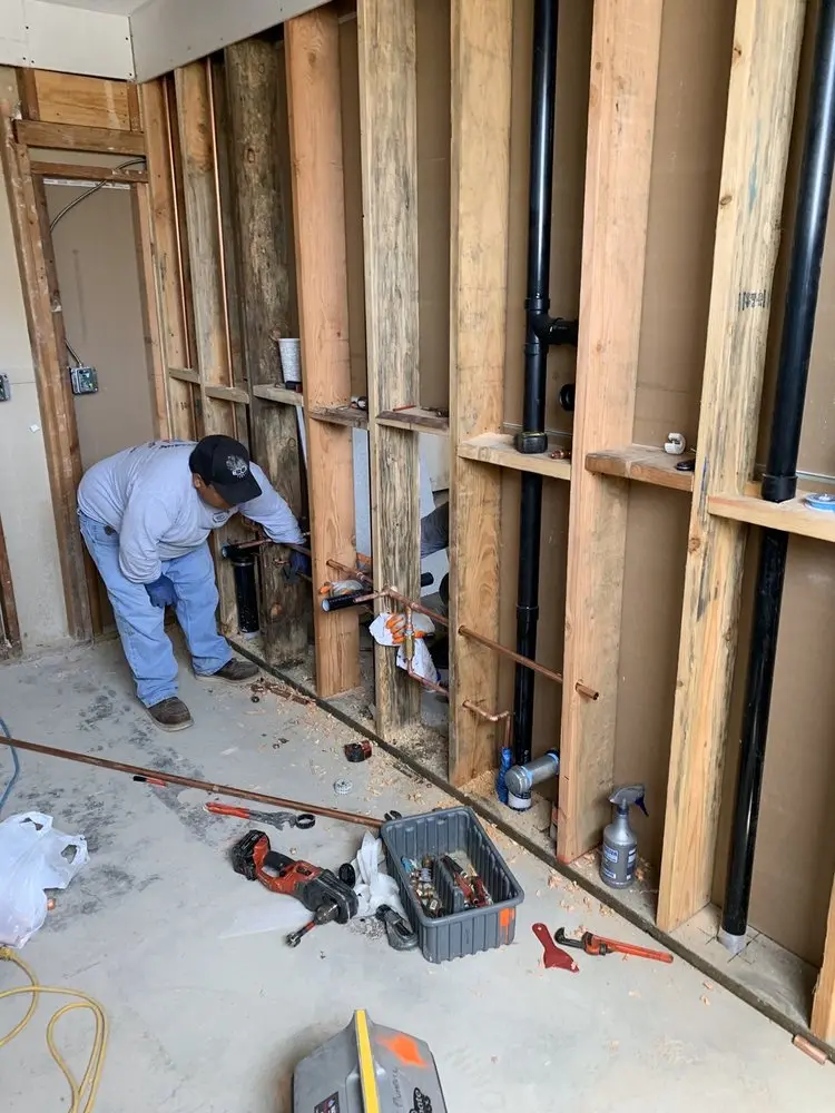 Commercial rough-in plumbing for Trenchless Sewer Repair in Pullman